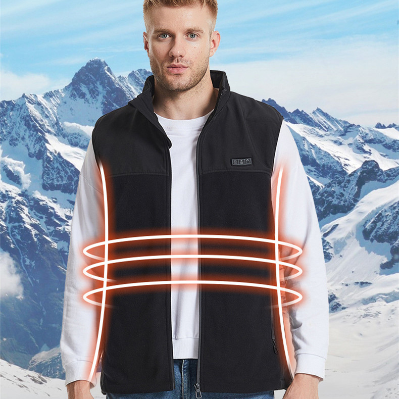 Title 6, USB Elektrisch Fleece Smart Vest met constante ...