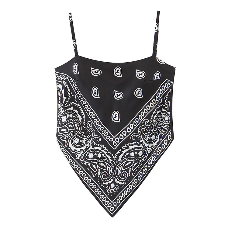 Shirt CAMIS Vest Spaghetti Strap Fashion Top Retro Sexy - 5 Style