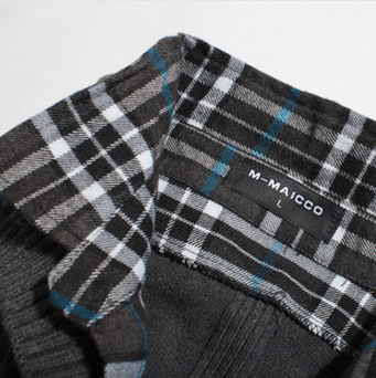 Fake Two-piece Sweater With Shirt Collar