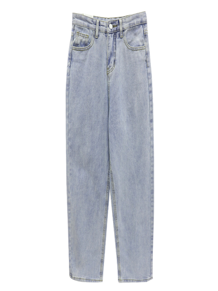 Title 4, Hellfarbene Jeans mit weitem Bein und geradem S...