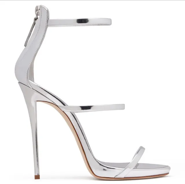 High Heels Catwalk Shoes Far Shoes Women Sliver 38 - Shop at LoveMi