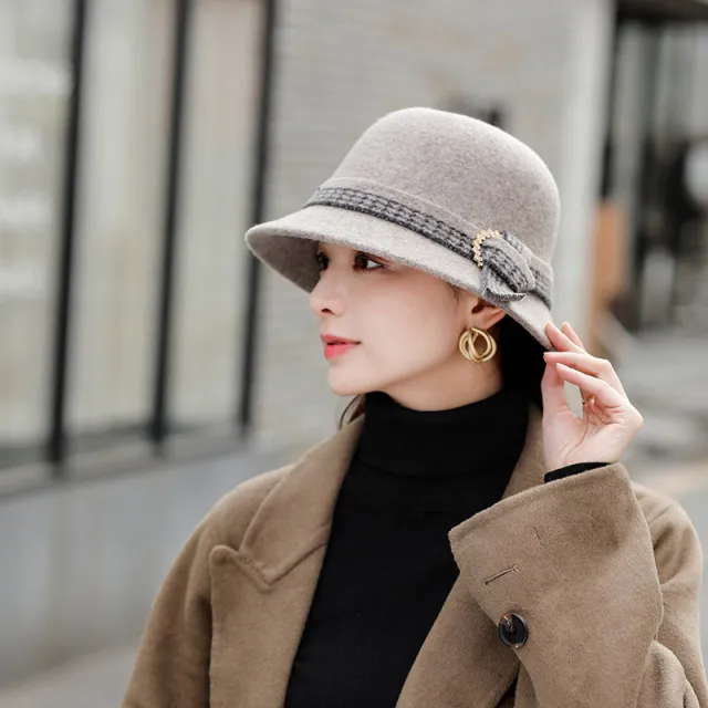 Wild Basin Hat Mother Warm Fisherman Retro Elegant Light Card - Shop at LoveMi
