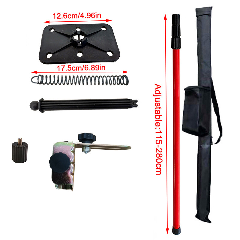 2.8 Meter Laser Leveling Telescoping Pole Adjustable Mounting Pole For Rotary UK — foto 8