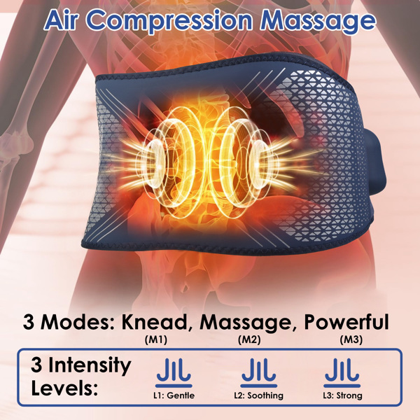 Lower Back Massager Heating Pad Cordless Heating Pad - Image 6