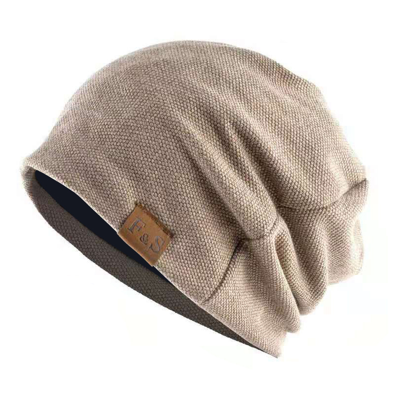 Men's And Women's Fashionable Warm Pullover Hats Khaki - Shop at LoveMi