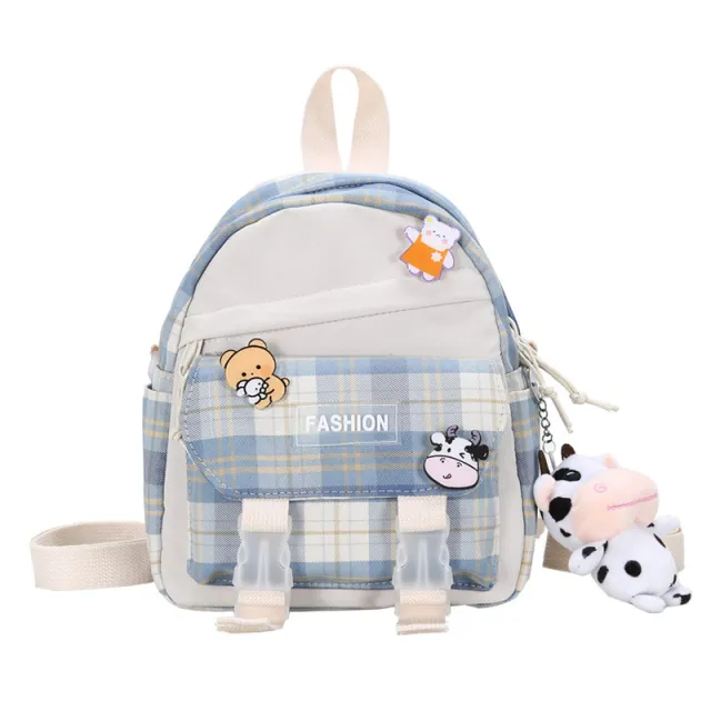 High School Students, Junior High School Students, Elementary And Middle School Students Ins Cute Campus Backpack Blue - Shop at LoveMi