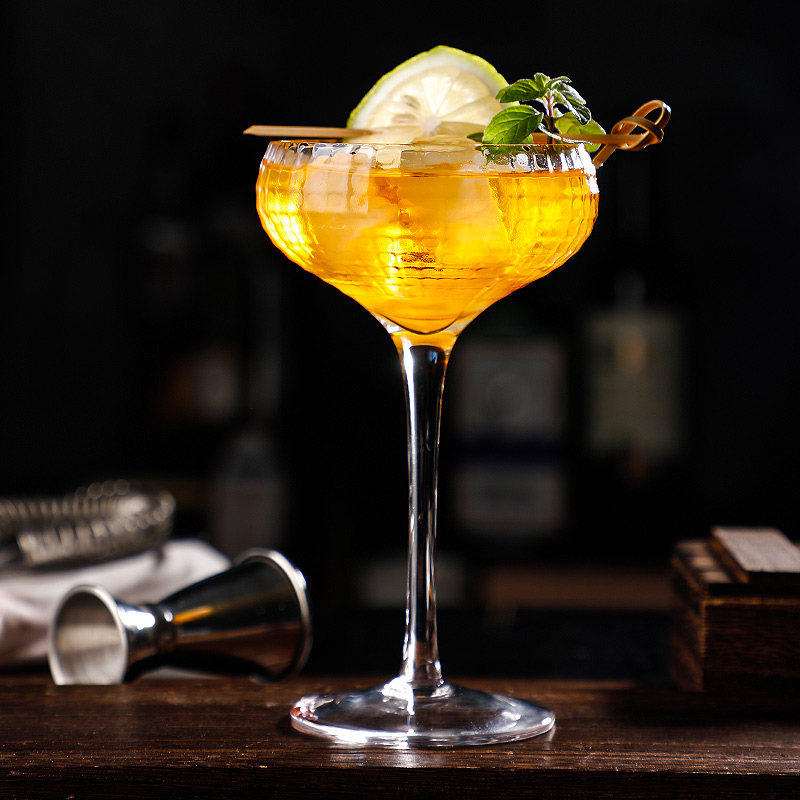 European Carved Manhattan Glass