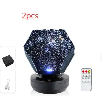 LED Starry Sky Projector Night Lights 3D