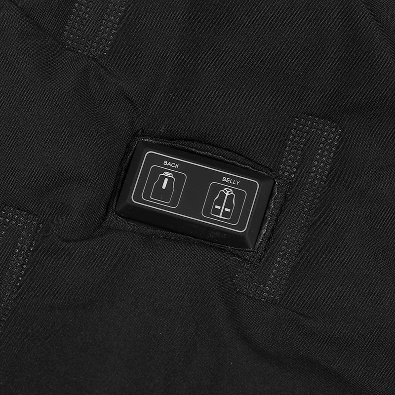 Simple Stand Collar Heated Cotton Vest