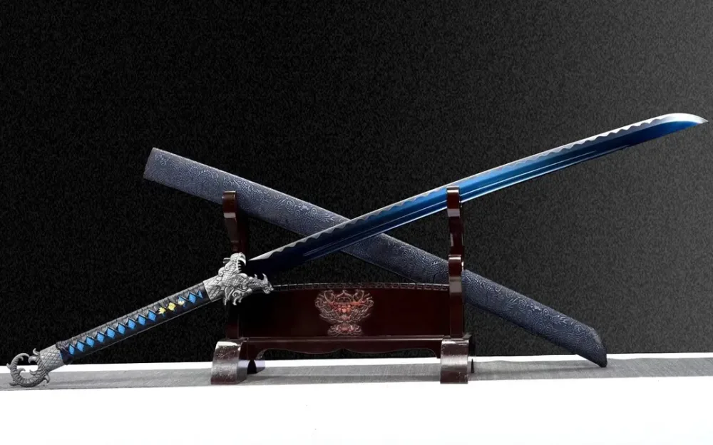 Youlan Integral Embroidered Spring Saber High Manganese Steel Self-Defense