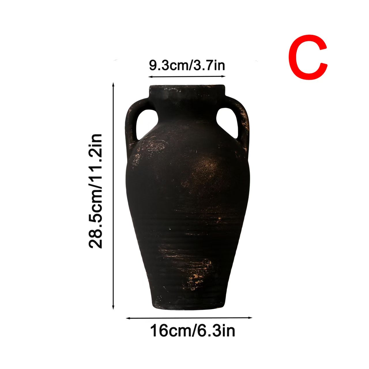 Vintage French Country Ceramic Vase, Creative Unique Decorative Flower Pot, Desktop Decoration Prop, 1pc 9