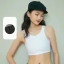 White Front Zipper