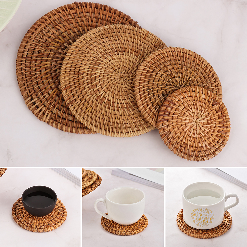 Title 4, Handmade rattan coaster