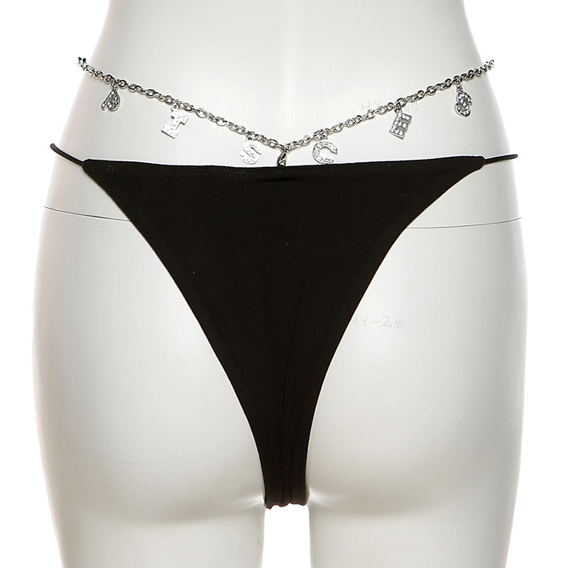 Title 7, Fashion Ladies Sexy Slim-fit Chain Briefs