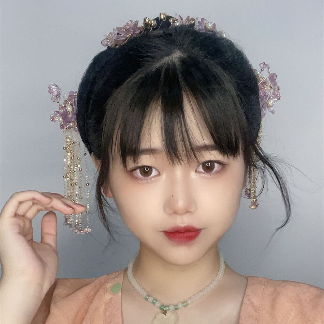 Women's Hanfu Step-by-Step Fringe Hairpin Headgear - 3