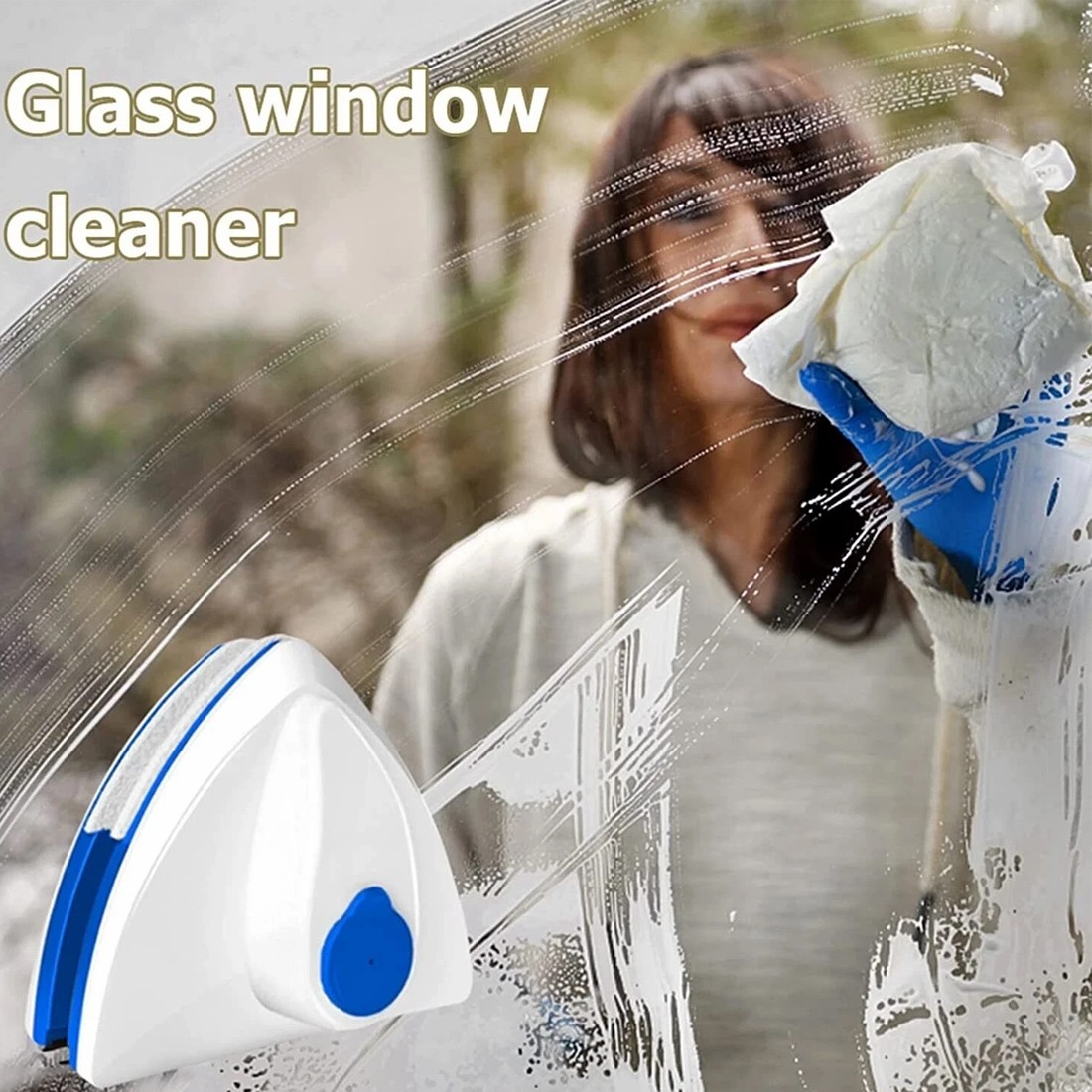 Magnetic Window Cleaner Double Sided Indoor Outside Glass Magnet Washer — image 7