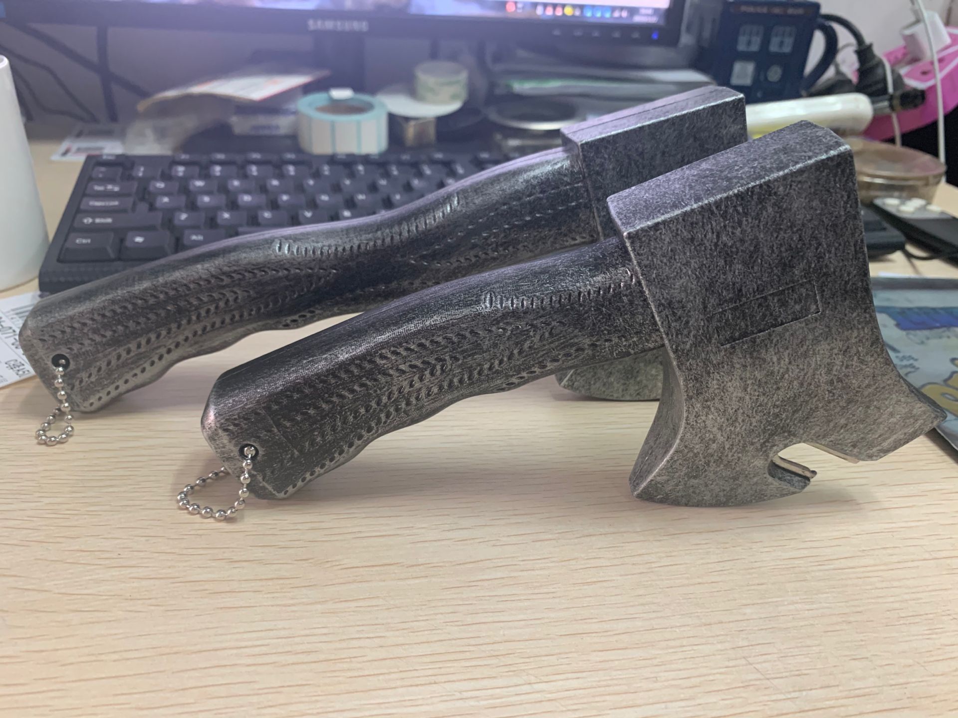 Creative Simulation Plastic Axe Beer Bottle Opener