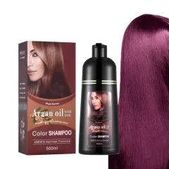 Plant Dyed At Home Non-stick Head Hair Colour Cream - 03 Wine Red - View 1