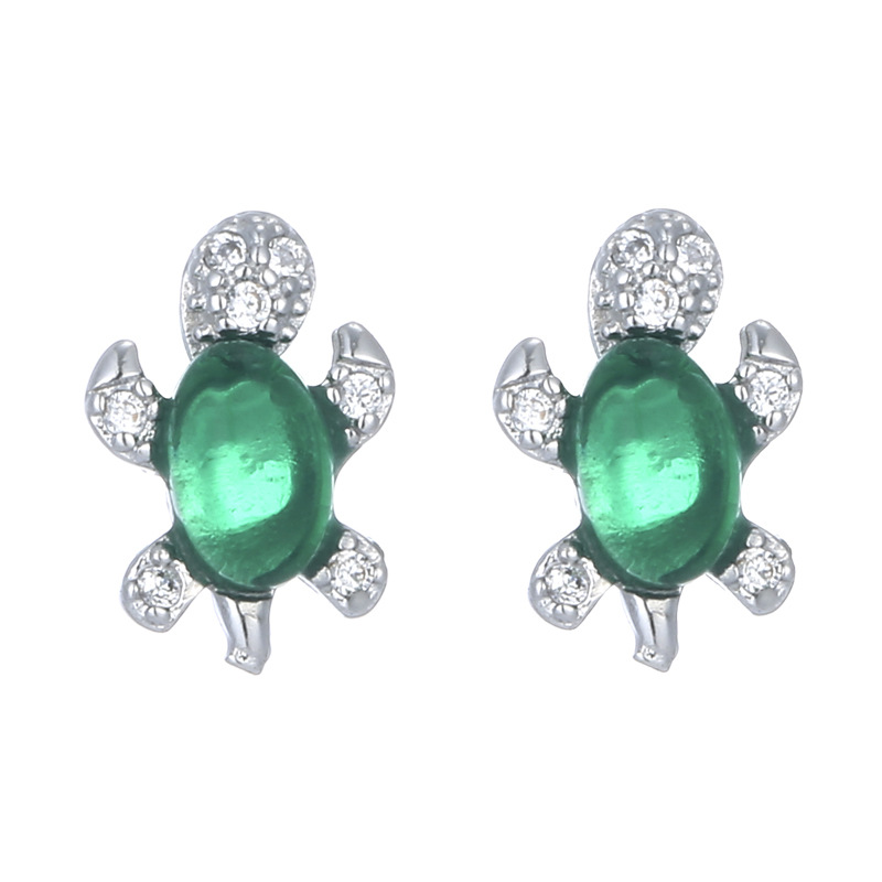 Personality Cute Tortoise Ear Studs Korean Fashion