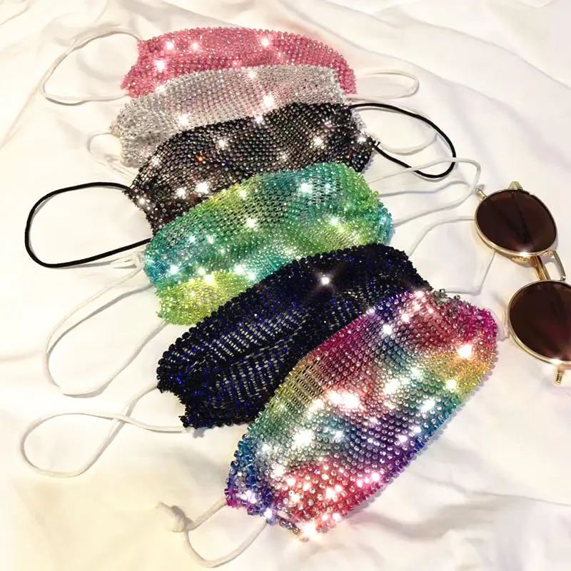 Rhinestone Mask European And American Net Celebrity