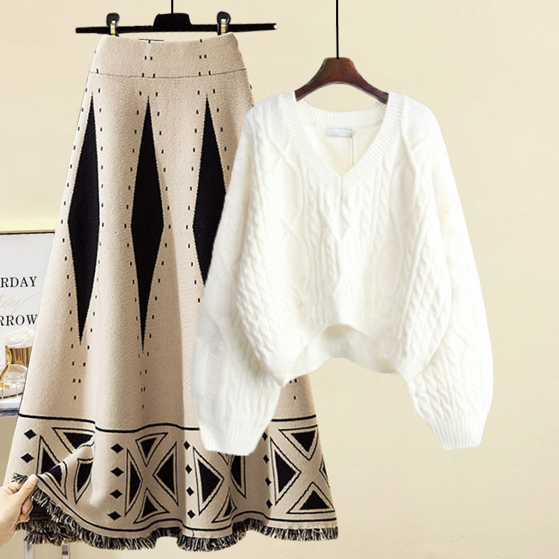 Title 6, Womens Knit Sweater Skirt Two-piece Set for a ...