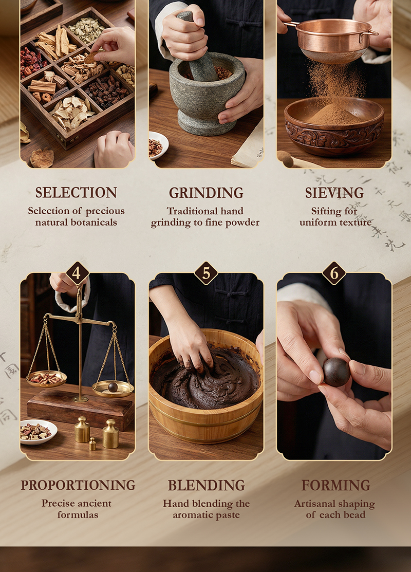 Chinese Herbal Bracelet — Traditional Inspired Beaded Jewelry