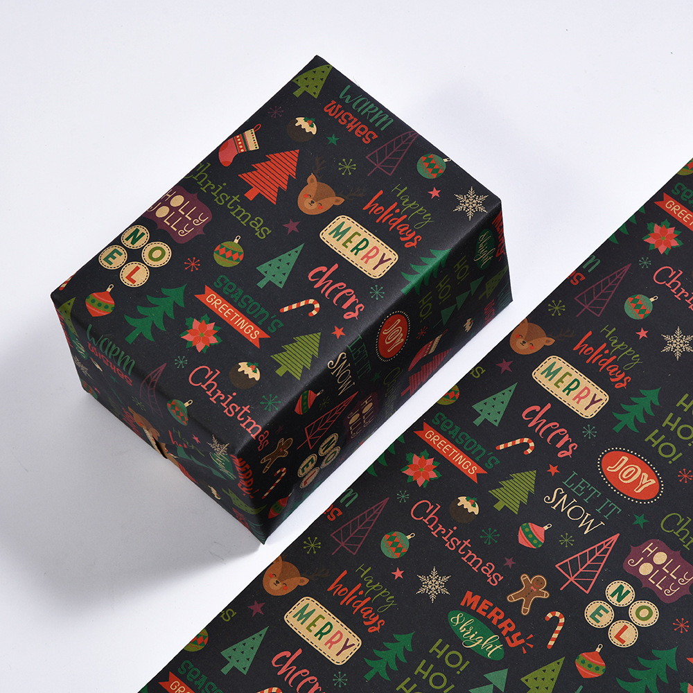 Christmas Gift Wrapping Paper Exquisite Cartoon