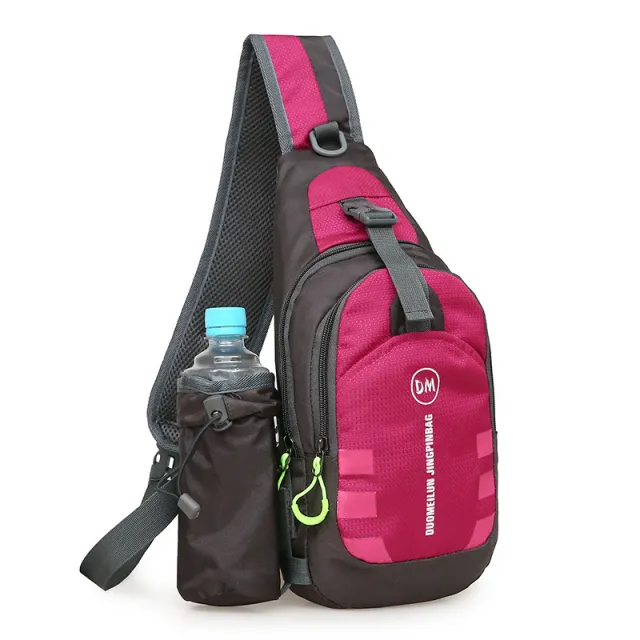 Chest Lightweight Nylon Casual Men's Messenger Bag Rose - Shop at LoveMi