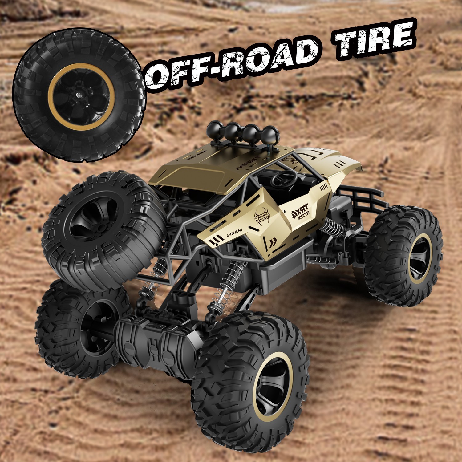 XL Large Remote Control RC Cars Big Wheel Car Monster Truck 4WD Kid Toy Electric — image 8
