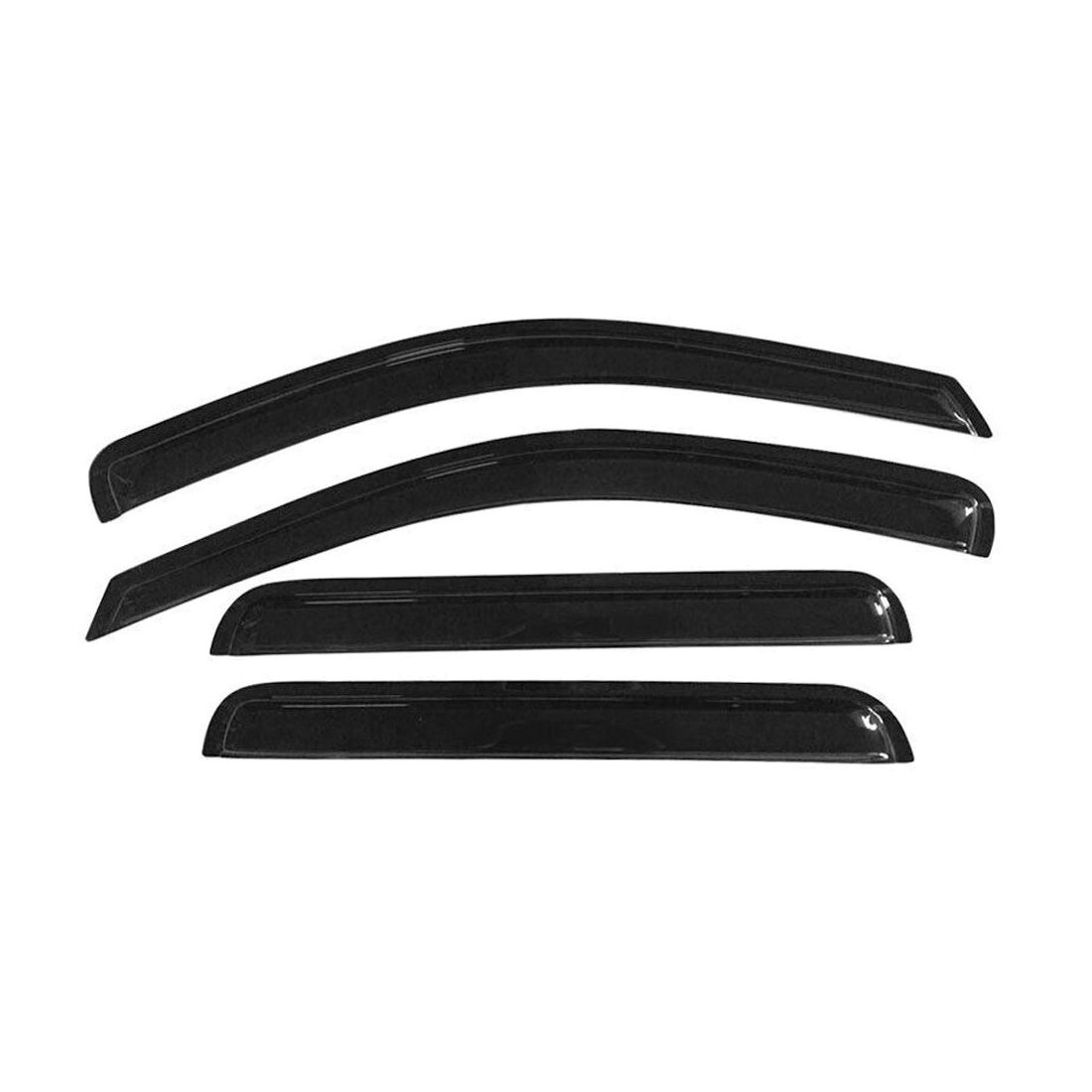 For 05-10 Grand Cherokee Sport Utility Window Visors Rain Sun Guard Vent 4Pc Set 2