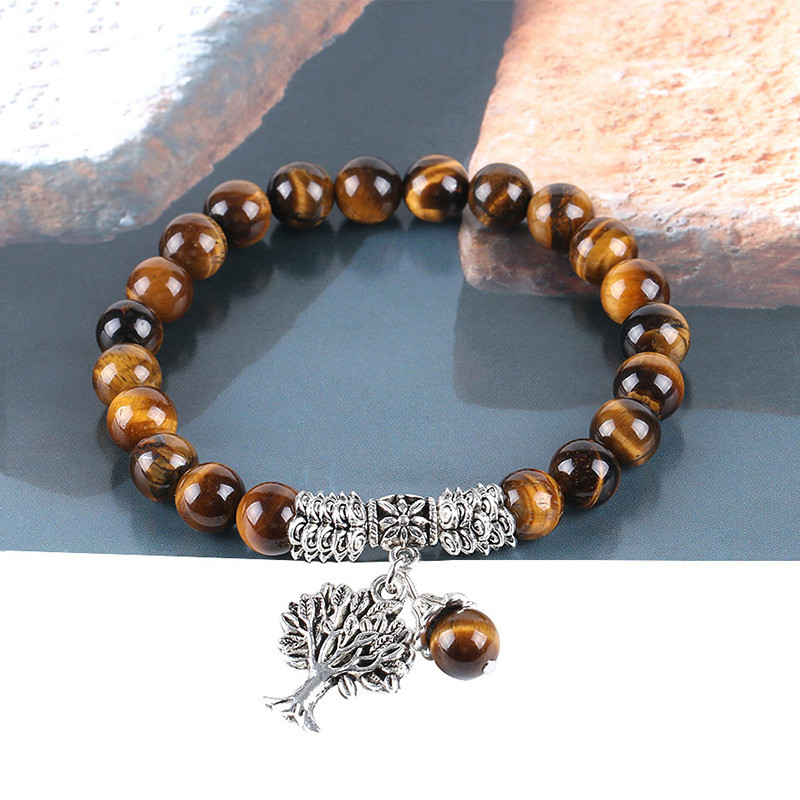 Tree-Of-Life-Simple-Natural-Stone-Bracelet