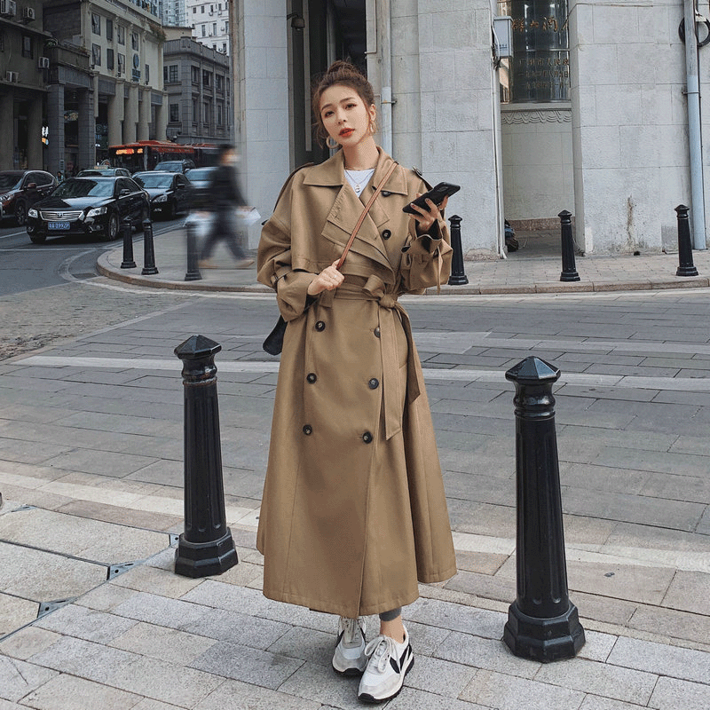 Fashion High Sense Windbreaker Women's Jacket Spring And Autumn New Style