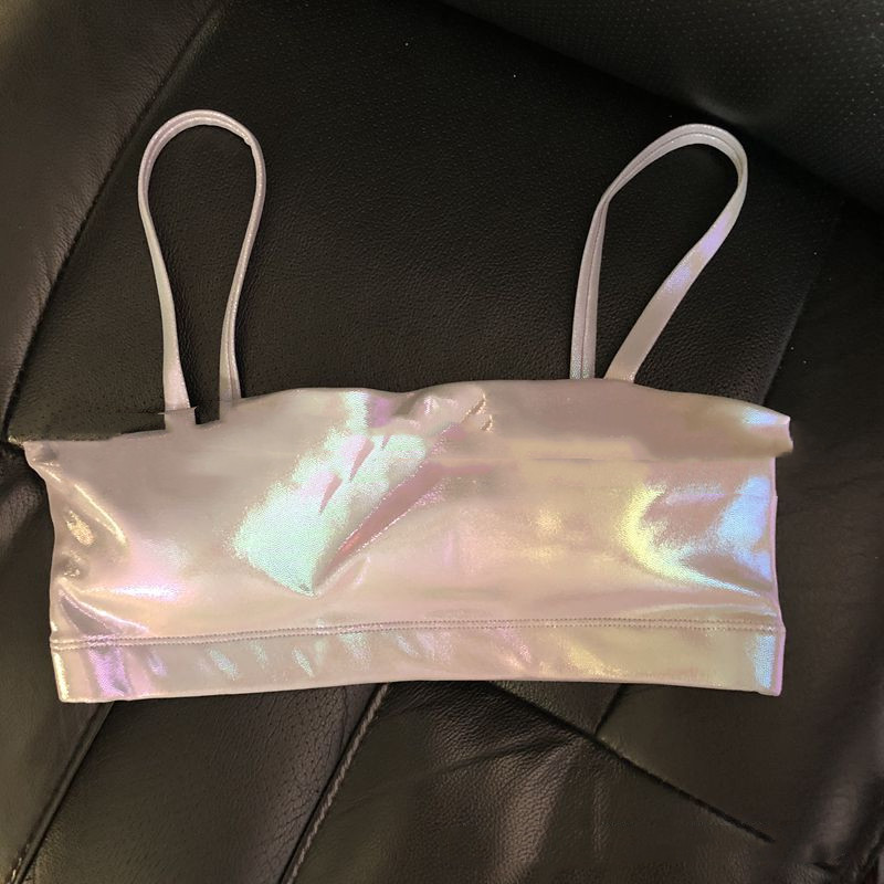 High-stretch Fabric, Bronzing Pearly Purple Yoga Sweatpants Suit