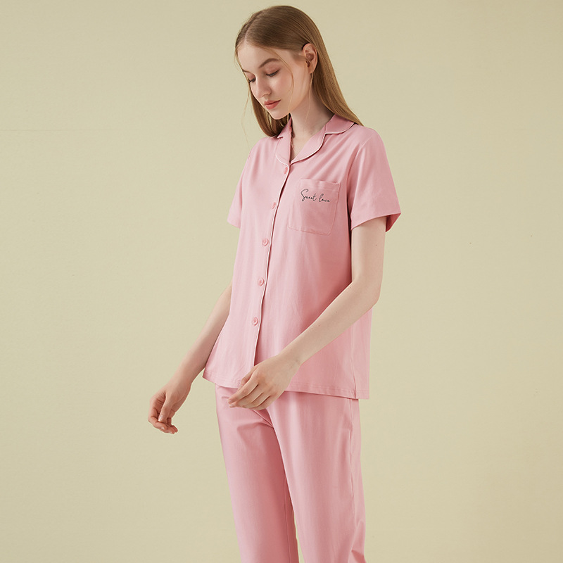 Title 7, Pure Cotton Womens Suit Pajamas