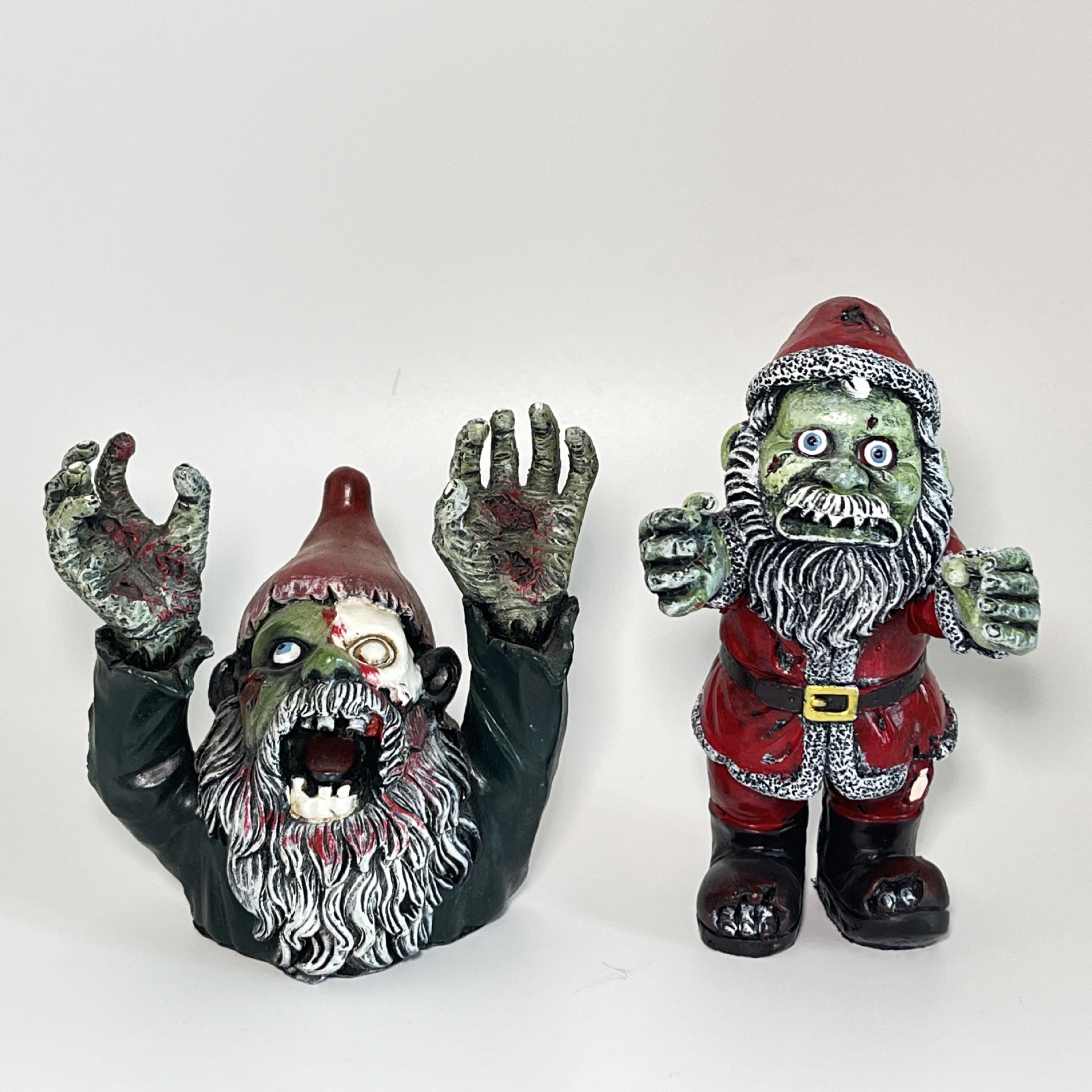 Zombie Gothic Resin Craft Ornament (Half body raised hand
