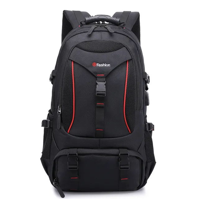 Fashion Leisure Travel Backpack Student Male Black - Shop at LoveMi