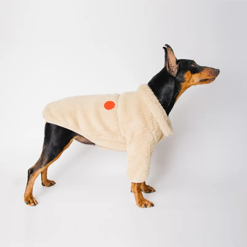 Lapel Flannelette Cotton Suit Teddy Bear Medium And Small Dog Clothing