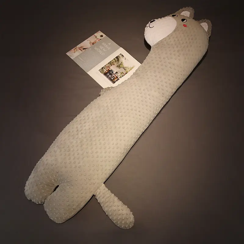 Bean Velvet Animal Long Pillow Home Cushion