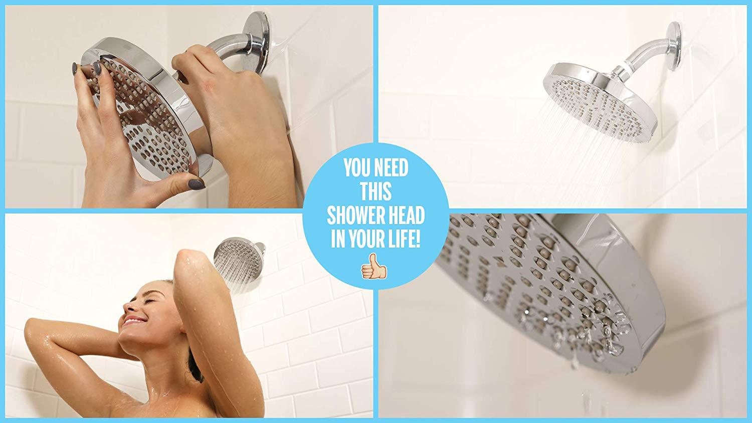 6 Inch Pressurized Electroplating Shower Head