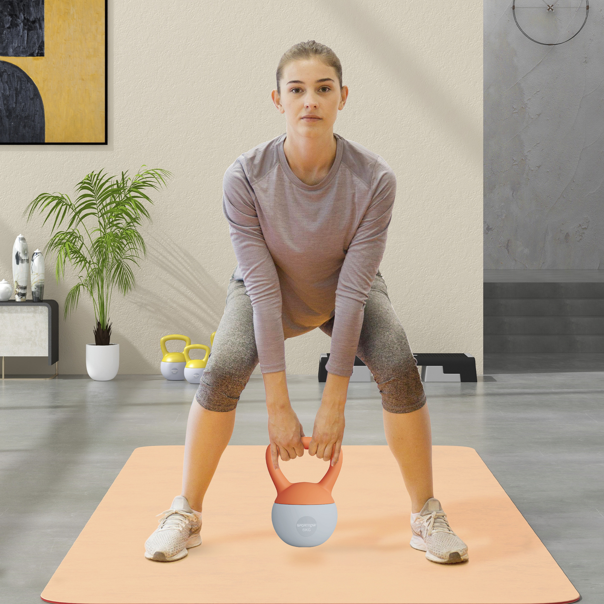 6kg Soft Kettlebell With Anti Slip Handle, Suitable For Home Gym — image 4