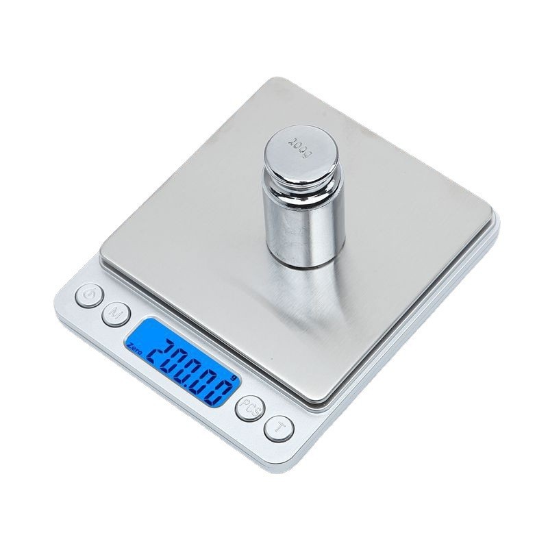 I2000 Electronic Scale, Stainless Steel Scale, Household Jewelry Scale, 3kg Baking Scale, Coffee Gram Scale, Kitchen Electronic Scale 3