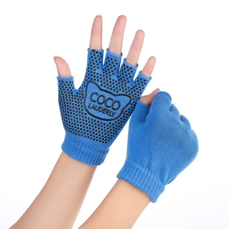 Blue gloves