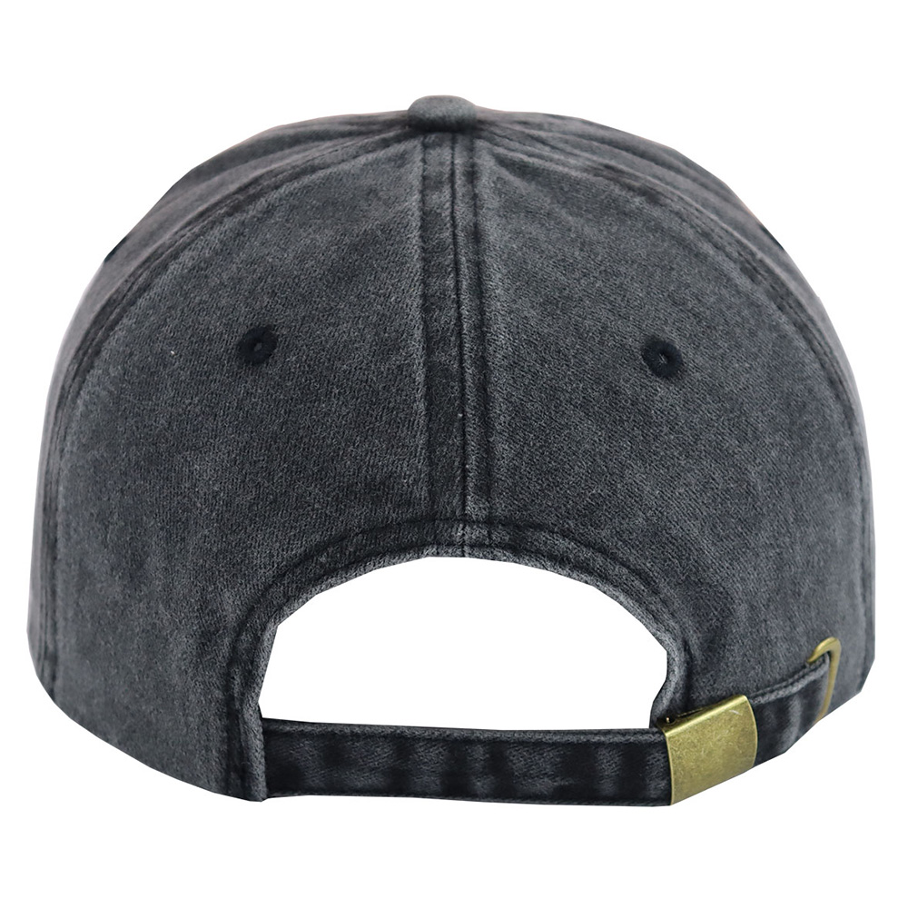 2pcs Vintage Washed Black Cross Embroidered Baseball Cap For Men Women, Religious Faith Sun Hat — foto 3