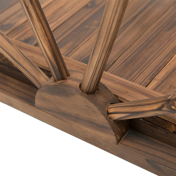 3.3ft Wooden Garden Bridge,Bridge A Rc Footbridge — foto 12