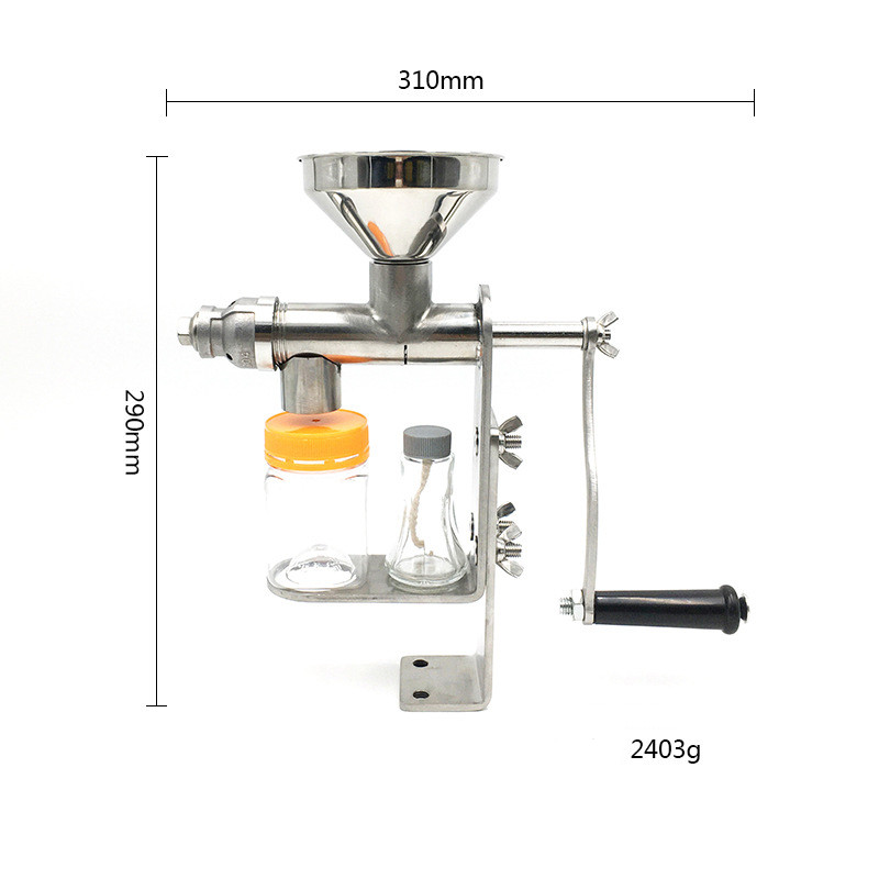 Title 1, Hand Crank Small Oil Press Household Non-electr...