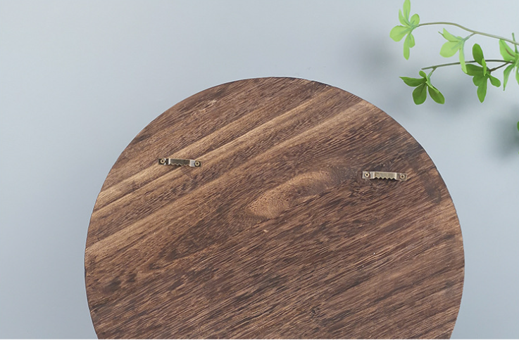 Round Wooden Moon Wall Shelf, picture 4 of 4