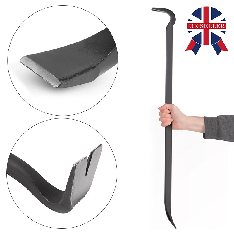 36 Wrecking Crow Bar Steel Crowbar Nail Board Puller Lever Pry Pull Breaker
