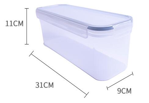 Title 1, Refrigerator Plastic Noodle Storage Box With Co...