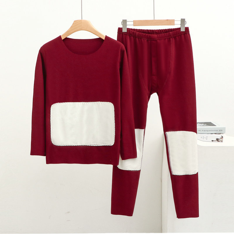 Men's Thermal Underwear Double-sided Velvet Warm And Loose