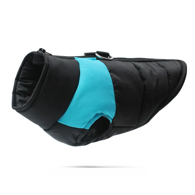 Autumn And Winter Plus Cotton Padded Big Dog Clothes Blue - Shop at LoveMi